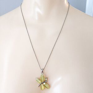 Cool Jewels Shimmer Butterfly Pendant Necklace